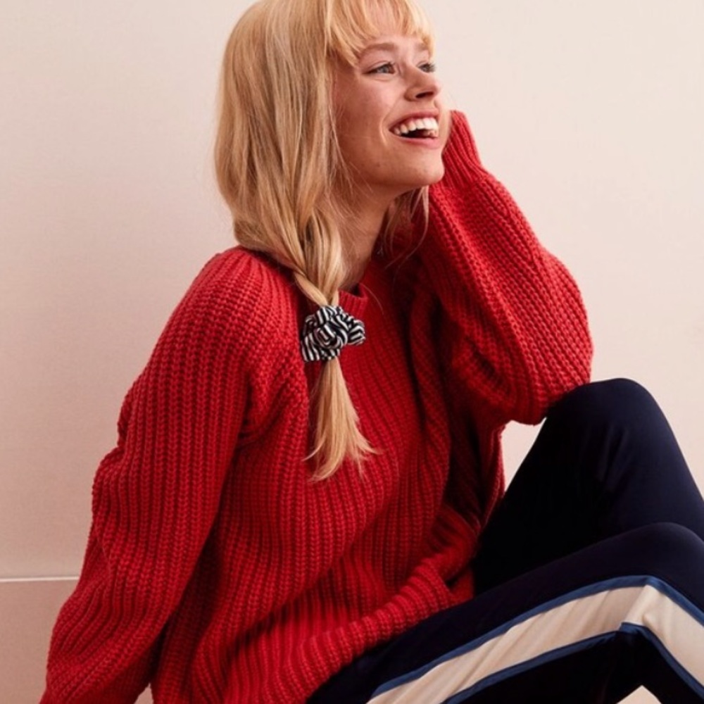 AERIE Red knitted sweater